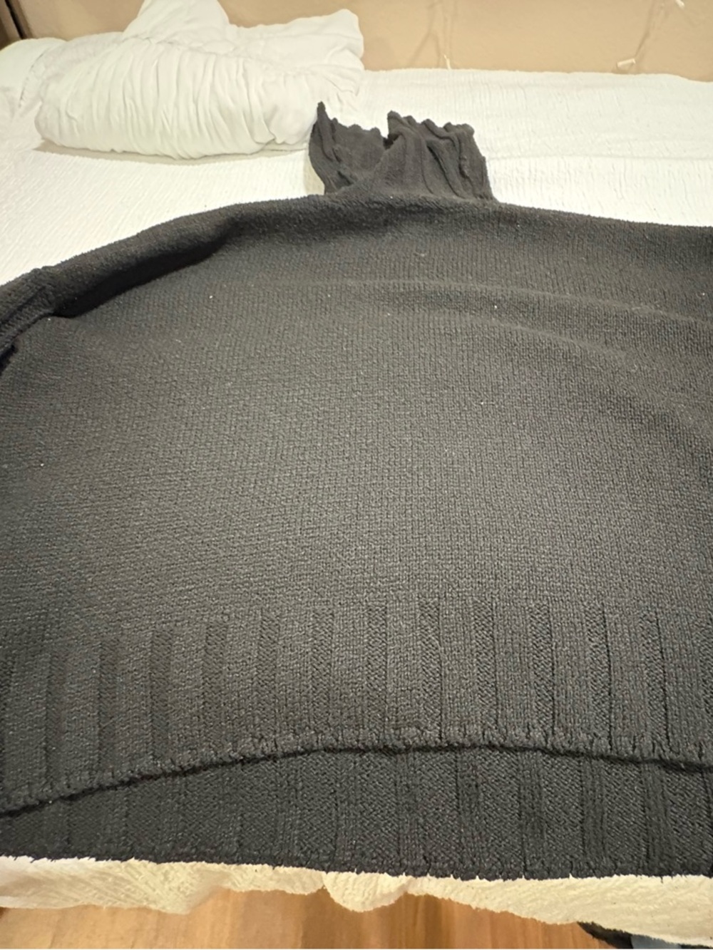 SO Black Turtleneck Sweater